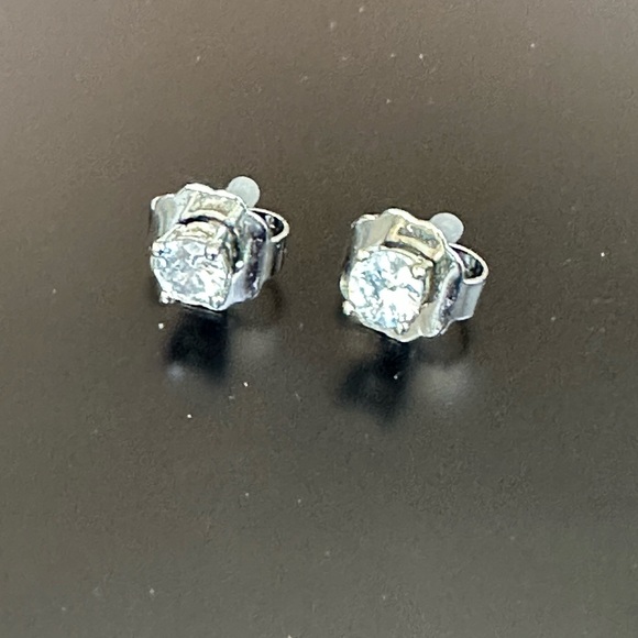 CZ by Kenneth Jay Lane Classic Stud Earrings - Picture 5 of 5
